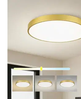 Svietidlá BRILAGI - LED stmievateľné svietidlo POOL LED/60W/230V 3000-6000K pr. 60 cm zlaté + diaľkové ovládanie BRI561