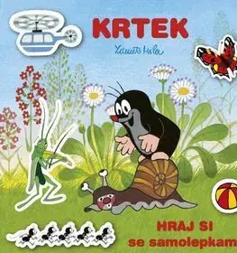 Nalepovačky, vystrihovačky, skladačky Hraj si se samolepkami Krtek - Zdeněk Miler