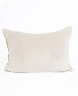 Dekoračné obliečky MKLozkoviny.sk Obliečka na vankúš mikroplyš Exclusive 40 × 60 cm - Laura prírodná-  -