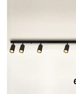 Svietidlá BRILAGI - LED Stmievateľné bodové svietidlo SELE 6xGU10/6,5W/230V čierna/zlatá BG0633+AI2320