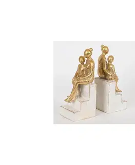 Taburetky Eurolamp SADA 2x Zarážka na knihy zlatá 752-19010