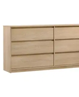 Komody KONDELA Manol K6S zásuvková komoda cremona