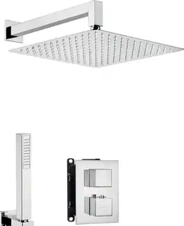 Kúpeľňové batérie DEANTE DEANTE - Therm chróm - Sprchový set pod omietku, s termostatickou BOX BXYZ0EAT