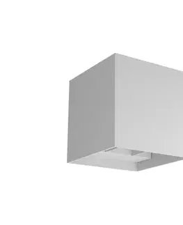 LED osvetlenie Redo 90294 - LED vonkajšie nástenné svietidlo VARY 2xLED/10W/230V 3000K IP54 biele 90294