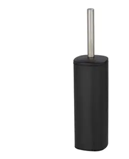 Svietidlá WENKO 24778100 - WC kefa ALASSIO 9,3 x 39,2 cm nerez/čierna 24778100