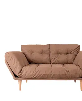 Pohovky a gauče Trojmiestna rozkladacia pohovka Nina Daybed - Light Brown GR102