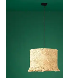 Svietidlá Eglo 390238 - Luster na lanku PAISANO 1xE27/40W/230V ratan 390238