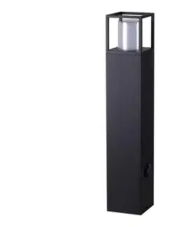 Záhradné lampy Wofi 12234 - LED Vonkajšia lampa so zásuvkou FILIA LED/8,5W/230V IP54 80 cm 12234