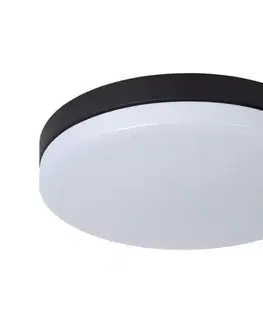 Svietidlá Lucide 79111/36/30 - LED Kúpeľňové svietidlo BISKIT LED/24W/230V IP44 čierna 79111/36/30
