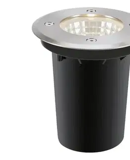 Záhradné lampy Markslöjd 108536 - LED vonkajšie zapustené svietidlo GARDEN24 LED/6,2W/24V IP44 matný chróm 108536