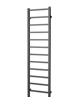 Radiátory do kúpeľne Radiátor kombinovaný Isan Fresh 150x40 cm stredové pripojenie čierny zamat DFRE15000400CSMS DFRE15000400CSMS