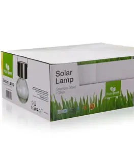 Záhradné lampy Happy Green Solárna lampa Hang, 9 x 6 cm