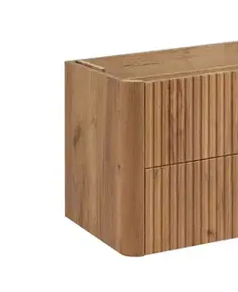 Skrinky do kúpeľne Elvisia Skrinka pod umývadlo LINEA Oak craft | 120 cm