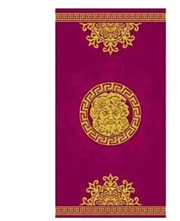 Uteráky Plážová osuška egyptská froté 100% bavlna Zeus bordová 90x170cm TiaHome