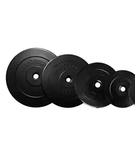 Závažia k činkám Sada 2x5ks cementových kotúčov inSPORTline CEM 2x 1,25-15 kg 30 mm