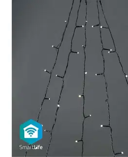 Vianočné osvetlenie  SmartLife LED Wi-Fi Teplá biela 200 LED 5 x 4 m Android/IOS WIFILXT11W200