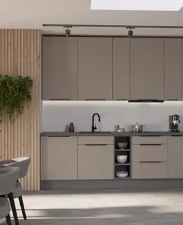 Modulový kuchynský nábytok Kuchynská linka Aria TA/ANT 300 cm bez kuchynskej dosky