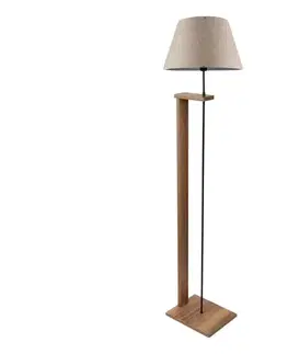 Lampy  Stojacia lampa AYD 1xE27/40W/230V béžová/hnedá 780SGN2610