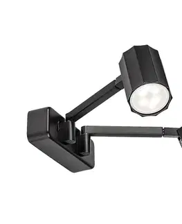 Svietidlá Rabalux 73028 - Nástenné bodové svietidlo KARTER 2xGU10/5W/230V 73028