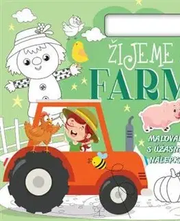 Nalepovačky, vystrihovačky, skladačky Žijeme na farme