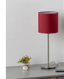 Lampy BRILAGI - LED stolná lampa NUBILA 1xE27/60W/230V pompejská červená EG32512+BG1579