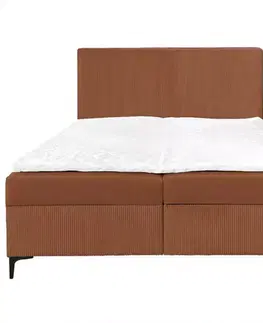 Dvojlôžkové postele Kontinentálna posteľ Savani 160x200 Poso 41 s topperom