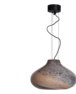 Svietidlá ByRydens 4202280-5507 - Závesný luster MIRA na lanku 1xE27/5W/230V hnedý 4202280-5507