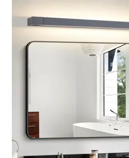 Svietidlá BRILAGI - LED kúpeľňové osvetlenie zrkadla AQUA LINE LED/24W/230V 90 cm IP44 antracit BRI318