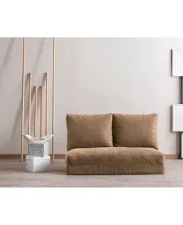 Pohovky a gauče Dvojmiestna rozkladacia pohovka Taida - Light Brown