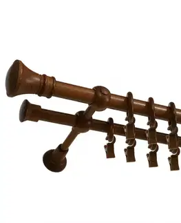 Garniže a kolajničky Garniža helios fi25 II 160cm dub