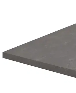 Kuchynské dolné skrinky KONDELA PD pracovná doska, hrúbka 2,8 cm metalic brown sivá