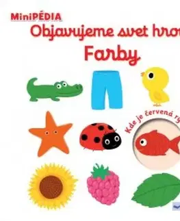 Leporelá, krabičky, puzzle knihy MiniPÉDIA Objavujeme svet hrou! Farby - Nathalie Choux