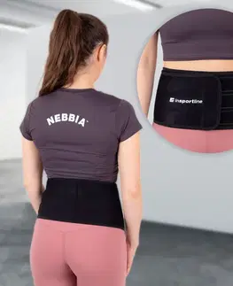 Zdravotné bandáže a ortézy Neoprénový pás inSPORTline Waistup čierna - M