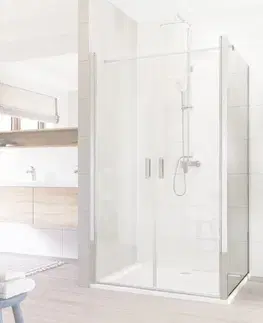 Sprchovacie kúty Mereo Lima pevný diel k lietacím a zalamovacím dverám, 120x190 cm, sklo číre CK10553K