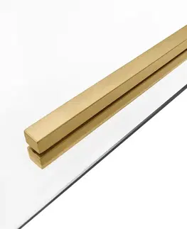 Sprchovacie kúty REA/S - Sprchovací kút SOLAR - zlatý Brush 100x80 So sprchovou vaničkou Savoy KPL-96020