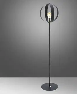 Moderné lampy do obývačky Stojanové svietidlo Livia 6024P-H02-06 čierne zlato  LP1