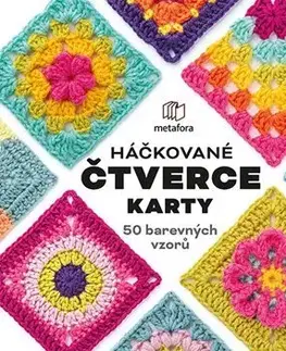 Pletenie, hačkovanie, vyšívanie, paličkovanie Háčkované čtverce – Karty - Claire Montgomerie
