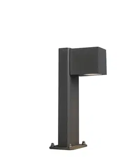 Zahradne stlpove lampy Inteligentná vonkajšia stojaca lampa antracitová 30 cm IP44 vrátane WiFi GU10 - Baleno