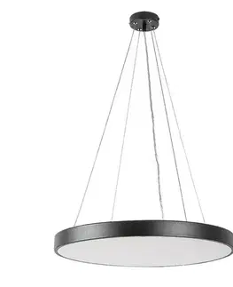 Svietidlá Rabalux 71041 závesné LED svietidlo Tessia, 60 W, čierna