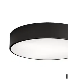 Svietidlá  Kúpeľňové stropné svietidlo so senzorom CLEO 3xE27/24W/230V pr. 40 cm čierne IP54 5907623600059