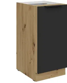 Kuchynské skrinky stojace Kuchynská skrinka Aria-Bl/Ar Anti Fingerprint 40d 1f Bb