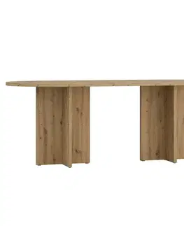 Jedálenské stoly Stôl Loen 204x90 Dub Artisan
