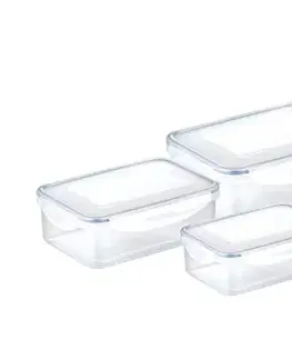 Dózy na potraviny TESCOMA Dóza FRESHBOX 3ks, 0.2,0.5,1.0 l, obdĺžniková