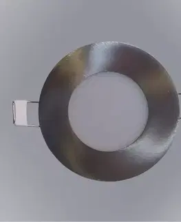 LED zápustené svietidla CIRCLE LED Panel 18W 4200K Okrúhly chróm