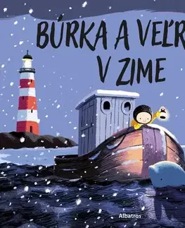 Dobrodružstvo, napätie, western Búrka a veľryba v zime - Benji Davies,Benji Davies,Magdaléna Poppelková