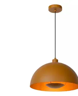 Svietidlá Lucide 45496/01/44 - Luster na lanku SIEMON 1xE27/40W/230V oranžová 45496/01/44