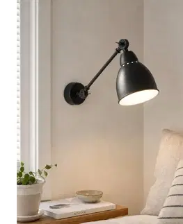 Svietidlá BRILAGI - Nástenné svietidlo QUILL 1xE27/40W/230V 40 cm čierne BRSB0102-1W/BK
