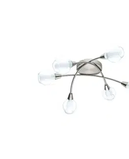 Svietidlá Eglo 32595 - Prisadený luster ARNADO 6xG9/33W/230V matný chróm 32595