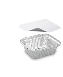 Grilovacie náradie Kinekus Miska hranatá 470ml vrátane viečka, 5 sád ALU