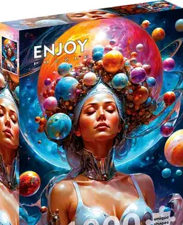 1000 dielikov Enjoy Puzzle Kozmická bohyňa 1000 Enjoy